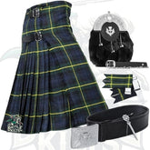 Battle Of Kilts Men’s Tartan Kilt Outfit – 6-Piece Scottish Set with Premium Accessories